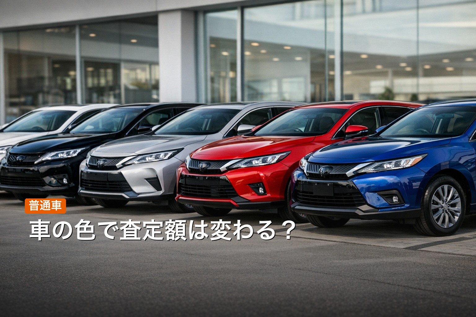 車の色が査定額に与える影響を人気色・不人気色別に解説